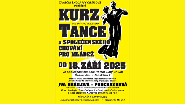 Taneční kurz 2025-2026
