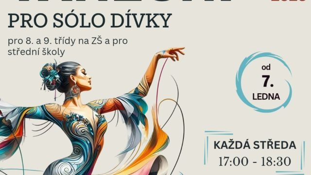 Taneční pro sólo dívky 2026